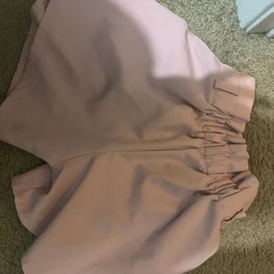 Pink dress shorts